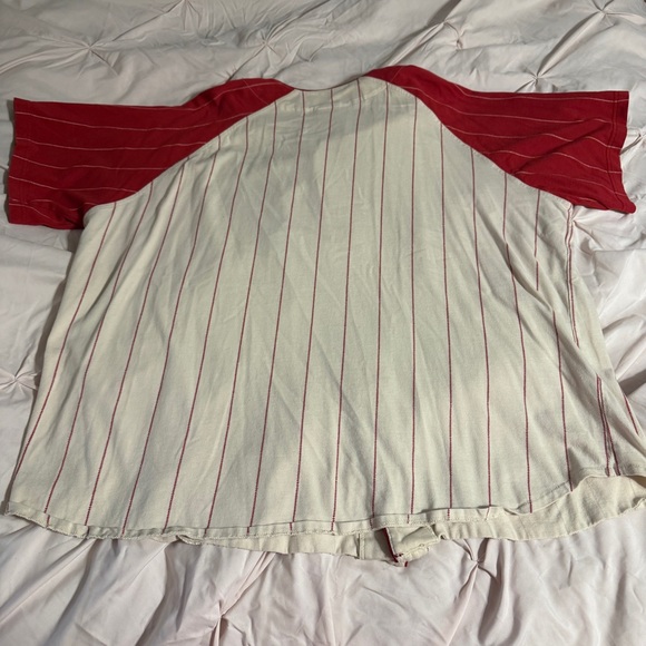 Disney Mickey All Stars Cream and Red Baseball Jersey - Picture 5 of 9